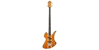 B.C. Rich Heritage Classic Mockingbird Bass Made in Korea 4-string electric bass Mahogany "Nyatoh Palaquium" body Koa Blanket Five-piece maple / wenge neck Indian ebony fingerboard Active EMG split coil P-style pickup (neck), active EMG single coil j...