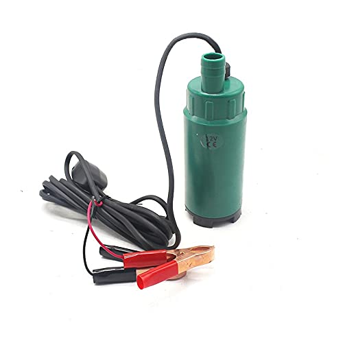 ZTBH Boosterpumpe aus Edelstahl für Rasen-Jet-Pumpen DC 19mm Schlauch, Tauchbilgepumpe for Diesel/Öl/Wasser/Kraftstoffübertragung, mit Schalter für Hausgarten Wassertransport Bewässerung