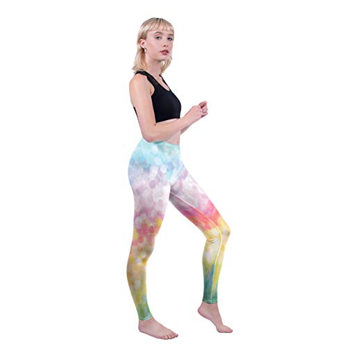 Kanora Colorful Printed Seamless Workout Leggings - Women’s Christmas Printed Yoga Leggings, Tummy Control Running Pants (Tiedye, One Size) #TOP5