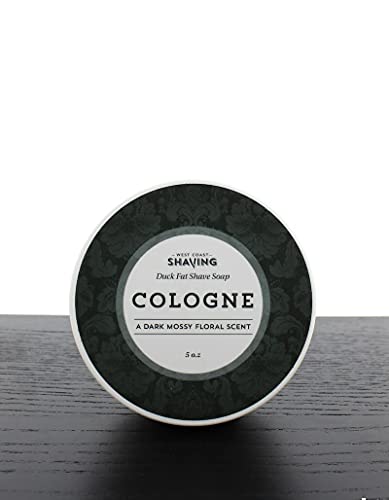 WCS Duck Fat Shaving Soap, Cologne, 5 oz