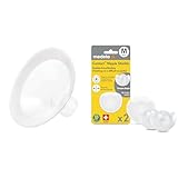 Medela Breastfeeding Bundle - PersonalFit Flex Breast Shields 2 Pack Medium 24mm, Contact Nipple Shield for Breastfeeding 20mm Small 2 Count