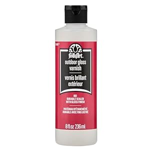 FolkArt Outdoor Sealer (8-Ounce),Gloss Finish (Packaging May Vary)