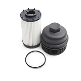DMMOHLE 06M198405F Oil Filter & Oil Filter Housing Cap Compatible with Audi A4 A5 A6 A7 A8 Q5 Q7 Q8