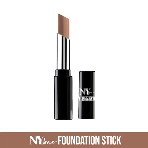Image of NY Bae Almond Oil Infused Foundation, Concealer, Contour, Color Corrector Stick For Dark Skin - Runway Range - Backstage Catwalk in Warm Sand 10