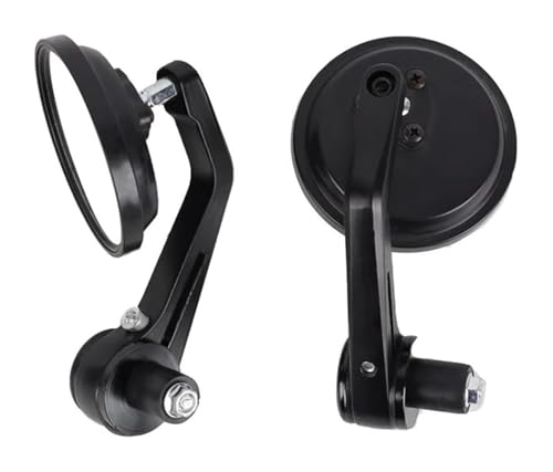Espejo retrovisor para manillar de moto y scooter con diseño redondo de 7/8" 5