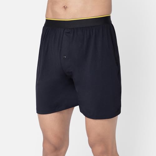 Image of Bummer Micro Modal Boxer Shorts for Men - Ultra Soft & Breathable, 3 Times Softer Than Cotton, Anti-Bacterial, Stretchable for Ultimate Comfort & Style, Pack of 1 (A Shark Tank Product)