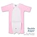 Magic Sleepsuit Baby Merlin's Microfleece Baby Swaddle Transition Product - Soft and Cozy Design, Double Zipper for Easy Diaper Changes, Promotes Safe Sleep 3-6 Months - Pink - Small 12-18lbs