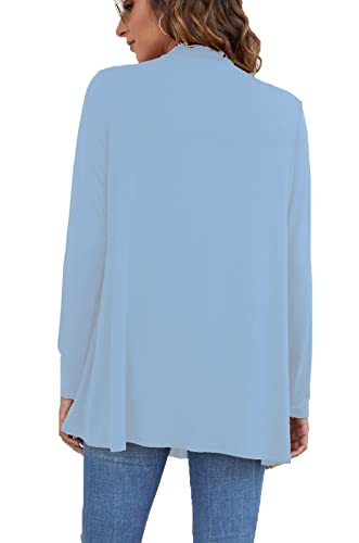 Image of Ladlop Women's Lightweight Open Front Cardigans Long Sleeve Casual Soft Drape Fall Cardigan