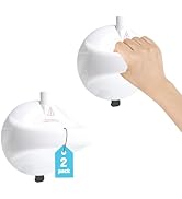 2 Pack Grab Bars for Bathtubs and Showers,Powerful Suction Cup Shower Grab Bar for Seniors,Load C...