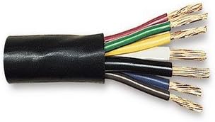 suphanlin 40- FEET 7 Wire Trailer Cable 2-10 Gauge 1-12 Gauge and 4-14 Gauge for RV Camper Trailer Utility Trailer