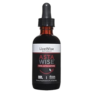 Asta Wise – 12mg Astaxanthin – Premium Antioxidant – Supports Eyes, Joints, & Skin