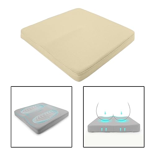 Coussin de siège ergonomique en mousse à mémoire de forme lavable - 7