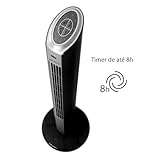 Ventilador Torre Spirit Maxximos Elegant TS900 Preto Prata 127V glide