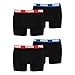 Produktbild PUMA Boxershort Basic 4er Pack, 505 - Red/Blue, XXL
