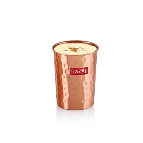 Set de 6 vasos cobre martillado 300 ml miniatura 6