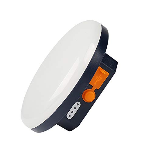 Lâmpada LED portátil para acampamento ao ar livre com lanterna brilhante recarregável USB Lâmpada de