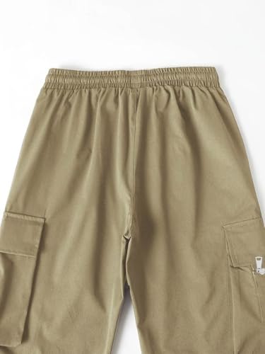 Image of TAGDO Men's Casual Techwear Drawstring Cargo Pants Hiphop Baggy Pants (2024)