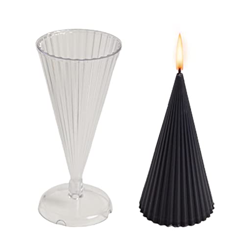 Stampo Per Candela, Stampo Candela Cono, Candela Di A Mano Stampo, Fai Da Te Stampo Di Candela In Plastica, per La Produzione Di Candela Fai Da Te per Chiesa, Natale,Decorazione Per L'Azione