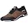Men's shoes, leather trainers: work shoes, lightweight waterproof sports shoes, breathable trekking shoes, wear-resistant casual shoes, comfortable walking shoes, fashion jogging shoes, soft canvas 41 EU Brown