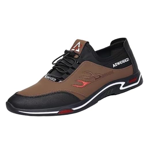 Herren schuhe, Leder Sneaker: Arbeitsschuhe, Leicht Wasserdicht Sportschuhe, Atmungsaktiv Trekkingschuhe, Verschleißfest Freizeitschuhe, Bequeme Walkingschuhe, Mode Joggingschuhe, Weich Canvas schuhe,
