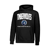 Ultra Game Youth NBA Official Super Soft Teamster Hoodie Sweatshirt, Minnesota Timberwolves, Black, 8