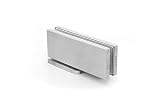 NHN Model: PDC100-S (90degree Hold Open Type) Satin Stainless Finish - Hydraulic Self Closing Pivot