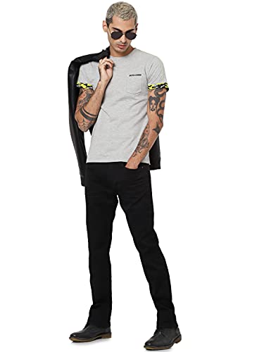 Image of JACK & JONES Men's Regular Fit Jeans | Mid Rise | Jeans for Men