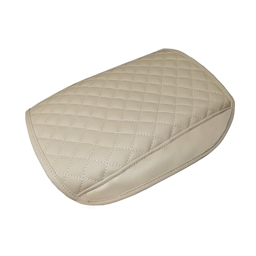 SENSHINE Armrest Cover for Honda Pilot Accessories 2009 2010 2011 2012 2013 2014 2015 Center Console Cover Anti-Scratch Leather Armrest Decoration for Honda Pilot Interior Accessories (Beige Trim) by SENSHINE - Used condition - US$15.76