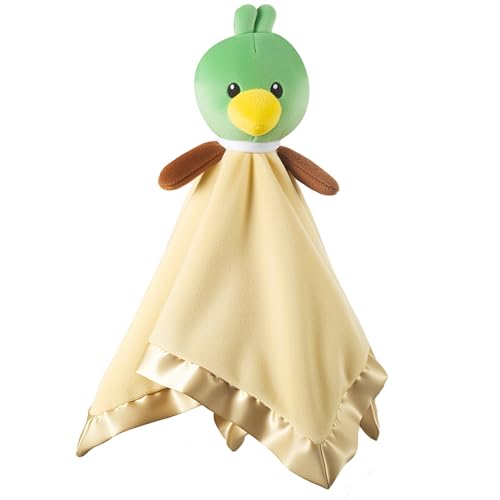 Image of Mallard Duck Baby Lovey, Soft Security Blanket, Lovies for Babies, Duck Stuffed Animal Snuggle Toy for Newborn Infant Toddler Boys and Girls, Baby Shower/Nursery Gifts 16 Inch