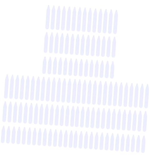 Ipetboom 3sets Men's Shirt Suspenders Plastic Collar Stays for Dress Shirts Maintain Collar Shape Lightweight and Flexible 300pcs*3