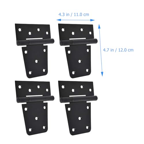 Charnières de porte de grange acier usage intensif, charnières de clôture robuste - 3