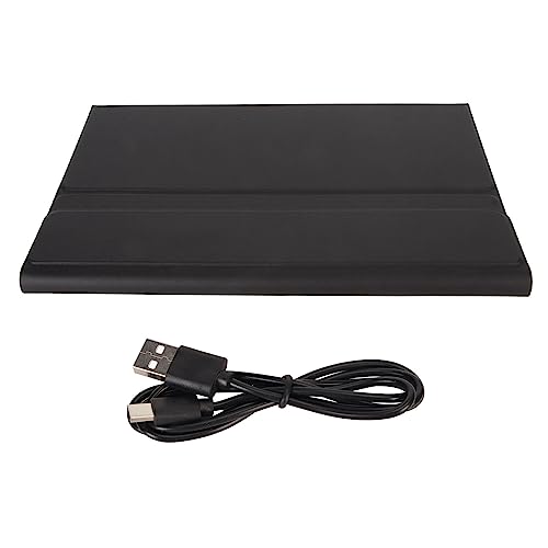 Funda con Teclado Táctil para Tabletas de 11,5 Pulgadas, Funda con Teclado Bluetooth Desmontable, Diseño Versátil y Ligero (Negro)