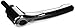 Kipp 06460-2066X15 Zinc Adjustable Handle with M6 External Thread, Modern Design Style, Steel Components, Metric, High-Polish Chromium-Plated Finish, Size 2, 15 mm Screw Length