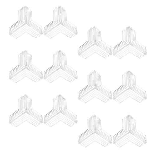 iplusmile Protectores de Esquinas para Muebles para Bebés 12 Piezas Triángulo Transparente Acolchonados y Suaves Protección Anticolisión para Mesas y Sillas Seguridad Infantil Hogar
