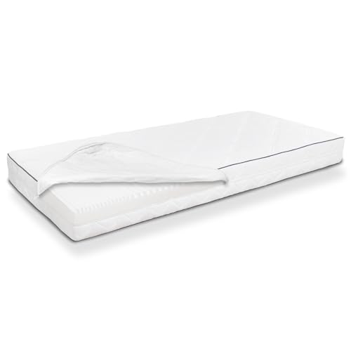 Sleezzz Colchón Superior con 7 zonas, dureza H3+H4, 21 cm de altura, colchón reversible hasta 120 kg (120 x 200 cm)