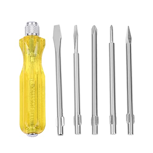 Image of RAMEX screwdriver set, screwdriver set tools kit, screwdrivers tools 5 Pieces set with box standard screwdriver set (Pack of 5)