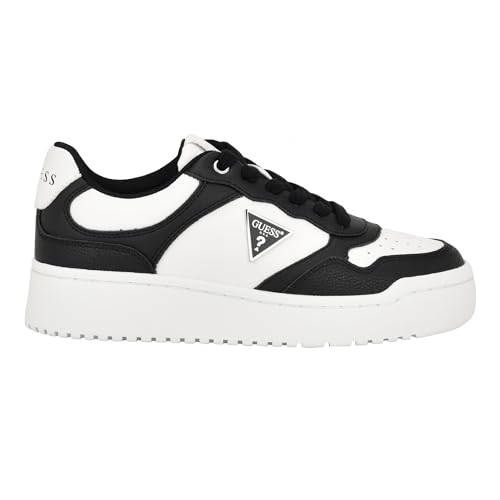 Guess Women's Miram Sneaker, Black/White 003, 8