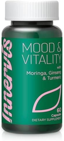 Mood & Vitality Supplement for Women – Energy, Focus & Balance | with Moringa, Korean Ginseng, Garlic, L-Arginine, L-Citrulline, Zinc & Vitamin B3 | 60 Capsules