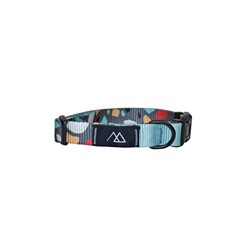 Consentida Collar para Perros Pequeños T1-20 - 35 x 1,5 cm - Fabricado en Nylon - Diseño Mosaico - Talla S - Muy Resistente y Confortable - Accesorios para Perros