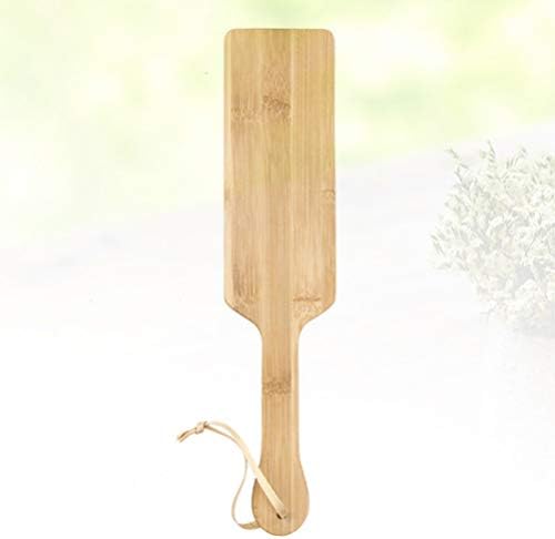 EXCEART Unfinished Wood Paddle Natural Bamboo Paddle Wooden Greek Fraternity Paddle DIY Painting Crafts Blank Drawing Pad for Children