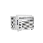 Amazon Basics 5000 BTU Small Window Air Conditioner, Up to 150 Sqf, Window AC Units with Cool and Fan Functions, Washable Filter, Adjustable Window Fit, Intuitive Mechanical Controls, White