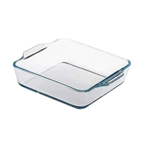 Cabilock Bandeja De Vidrio Para Horno Microondas De 8 Piezas Para Pizza Pescado Al Vapor Juego De Utensilios Antiadherentes Para Uso Comercial Doméstico