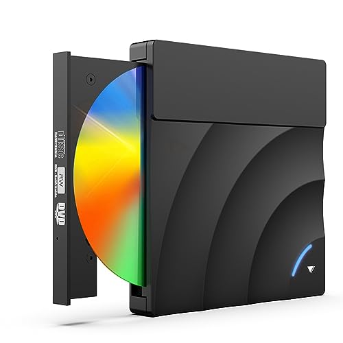 Lecteur CD externe pour ordinateur portable avec commande tactile USB 3.0 - 3