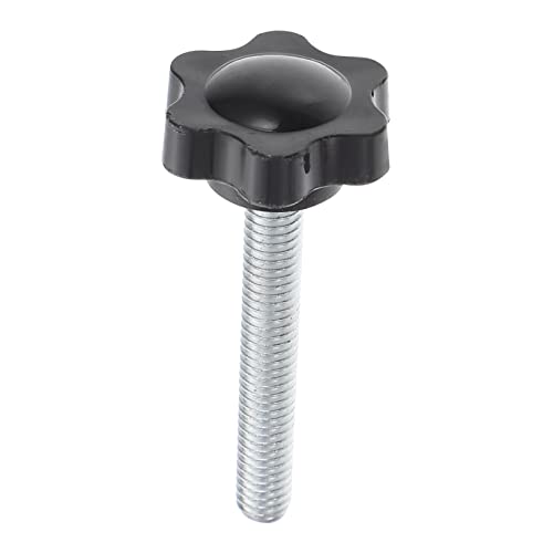 Unomor Quick Release Screw M6x40mm Clamp Knob Plum Blossom Handle Washers for Bolts Star Knob Accessory
