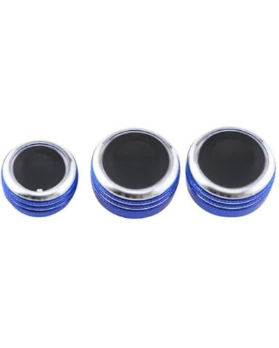 AC Control Switch Perilla del interruptor del calentador manual del aire acondicionado HVAC Blower Fan Knob(Blue)