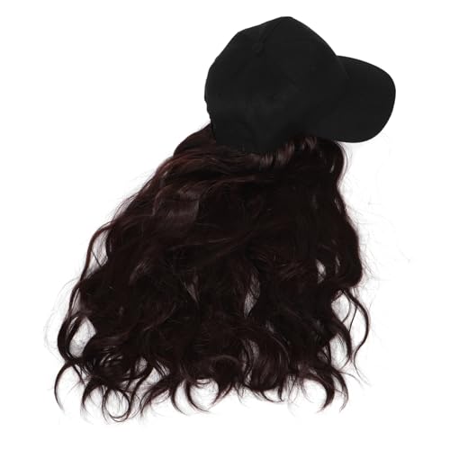 Chapeau perruque bouclée femme pour look été et protection solaire