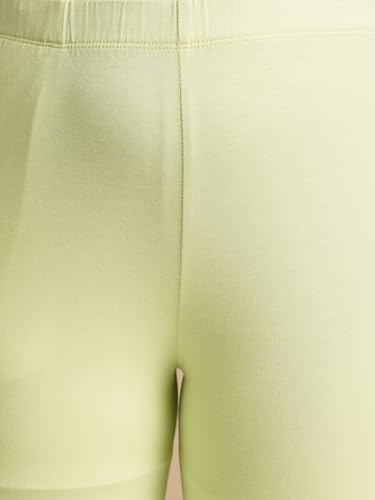 Image of ONE SKY Women Full Length Leggings | Cotton Modal Spandex Blend | High Waist Stretchable & Bio-Washed Fabric | Colour-Lock Technology | Comfortable Leggings for Women