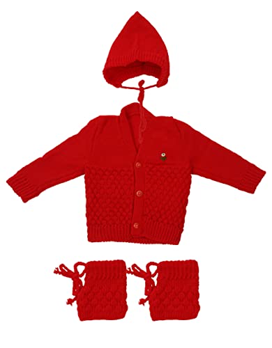 Image of CUBS & HUGS Baby Girl's Wool V-Neck Sweater