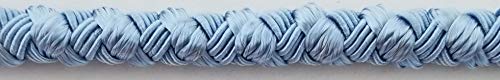 Stretch Elastic Braided Sewing Cord Trimming -10 Continuous Yards- Many Colors! (Light Blue)