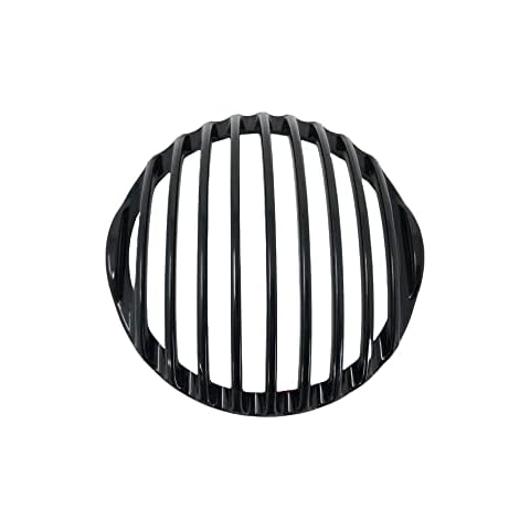 Highway Hawk Headlight Grill Steampunk Trim Ring Black for 5 3/4 Inch Headlights (Pack of 1) Cover